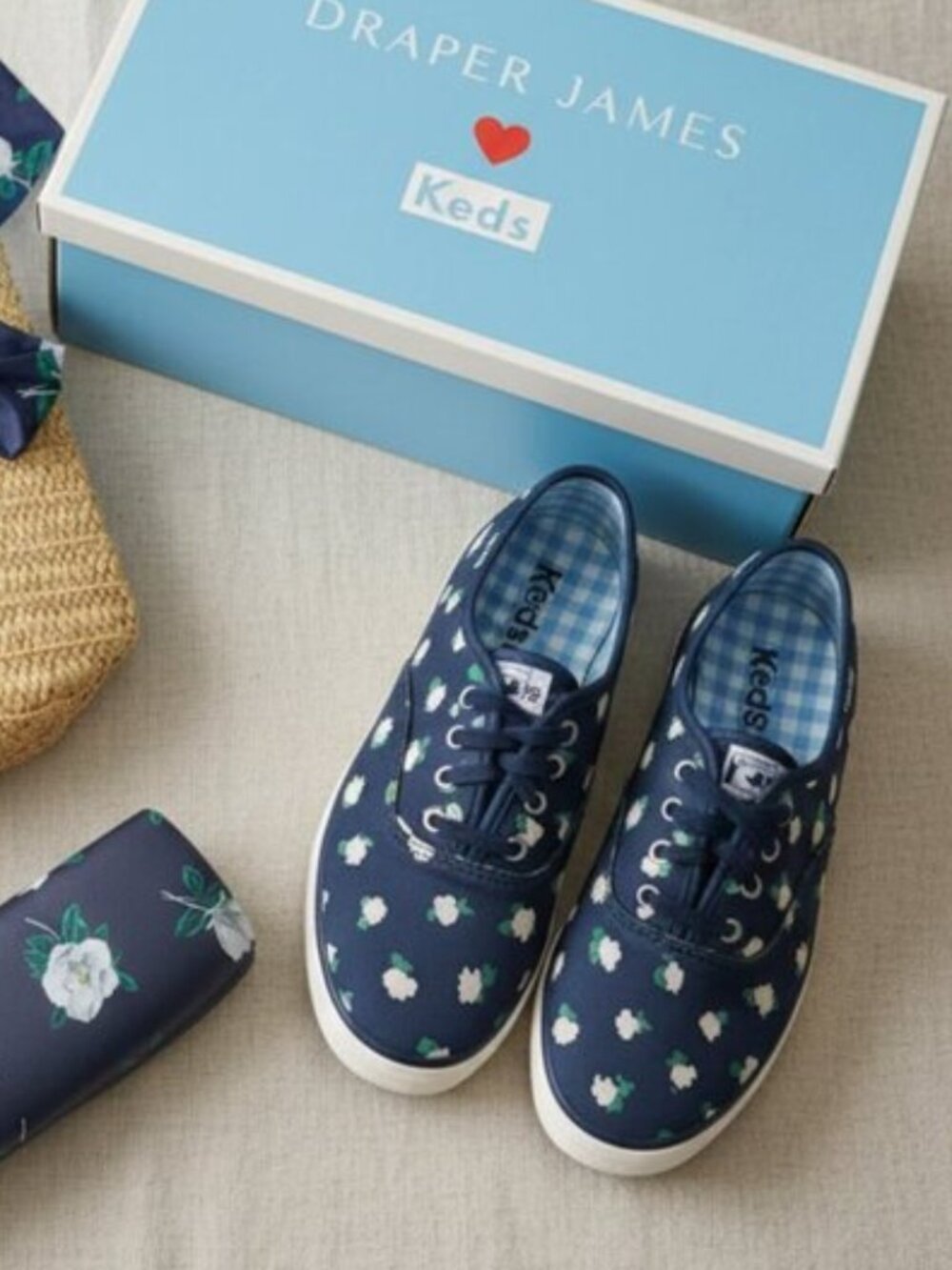 Keds x Draper James Magnolia Navy Champion Sneakers